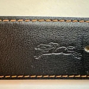 Longchamp | Accessories | Longchamp Black Belt Orange  display picture 3